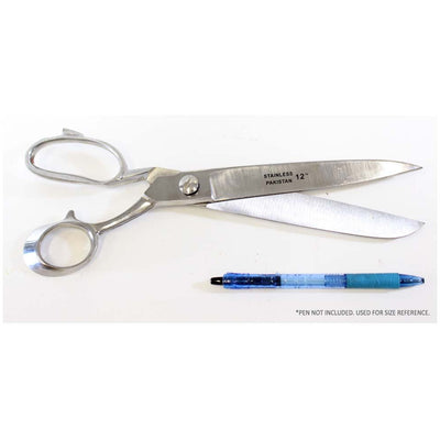 12-Inch Long Heavy Duty Stainless Steel Tailor Scissors - SC-77120 - ToolUSA