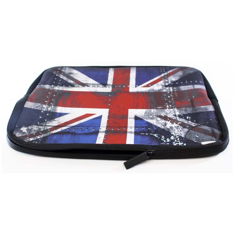 12 Inch Zippered Laptop Sleeve - British Flag Design - AB-LAP12-UK - ToolUSA