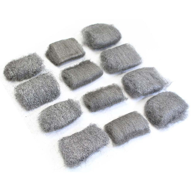 12 Pack Multi Grade Steel Wool - TU28116 - ToolUSA