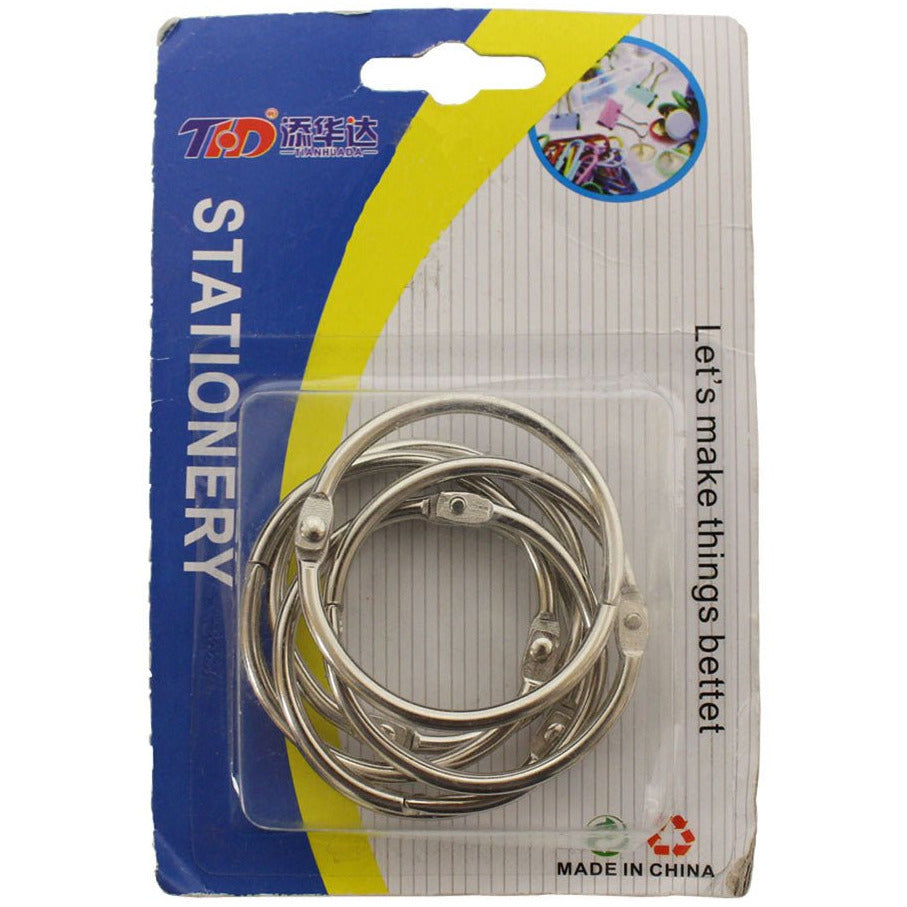 12 Pc. Hinged Book Rings | Connecting Pages Together: ( Pack of 2 Sets ...
