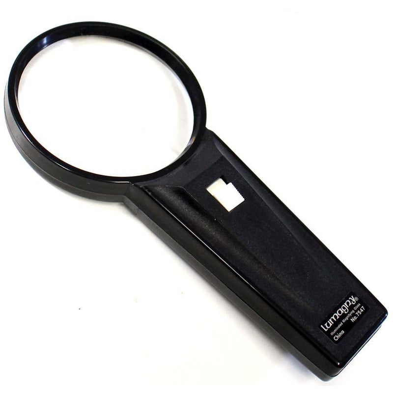 12 Pc Illuminated Magnifier Set with Black Frame - MP-27527 - ToolUSA