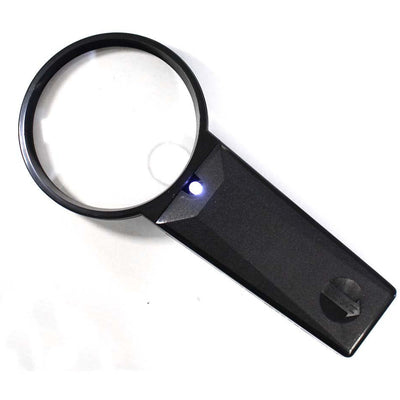 12 Pc Illuminated Magnifier Set with Black Frame - MP-27527 - ToolUSA