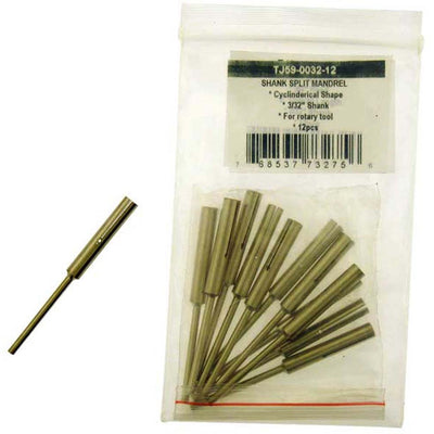 12 Pc. Split Shank Mandrels - TJ59-0032-12 - ToolUSA