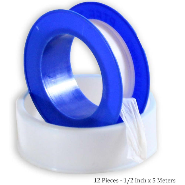 12 Piece 0.5 Inch Teflon Tape Rolls - TZ01-01052 - ToolUSA