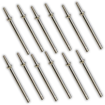 12 Piece 7/16 Inch Head Rubber Mandrels Set with 1/8 Inch Shanks - TJ57-0032-12 - ToolUSA