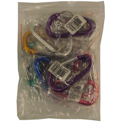 12 Piece Aluminum Key Rings Set - TR-86508 - ToolUSA