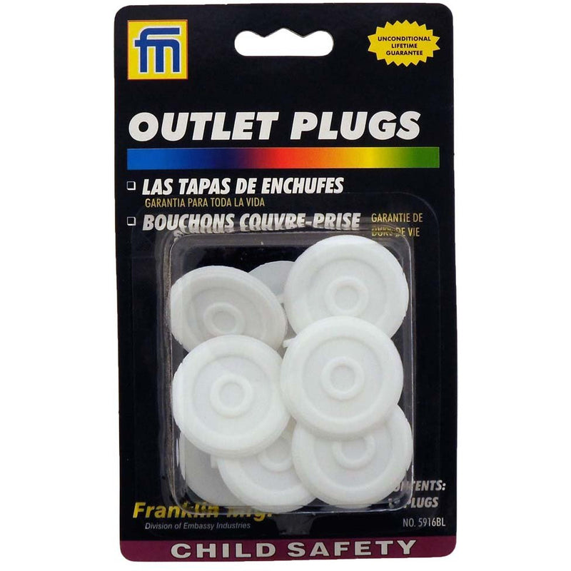 12 Piece Child Safety Outlet Plugs - to Close Electrical Outlet - TH5916BL-YZ - ToolUSA