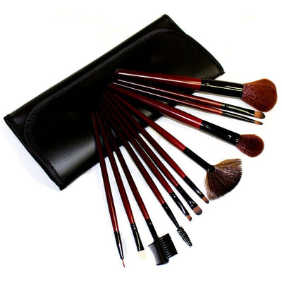 12 Piece Complete Make Up Brush Set With Snap Case - LK-LKCO-42994 - ToolUSA