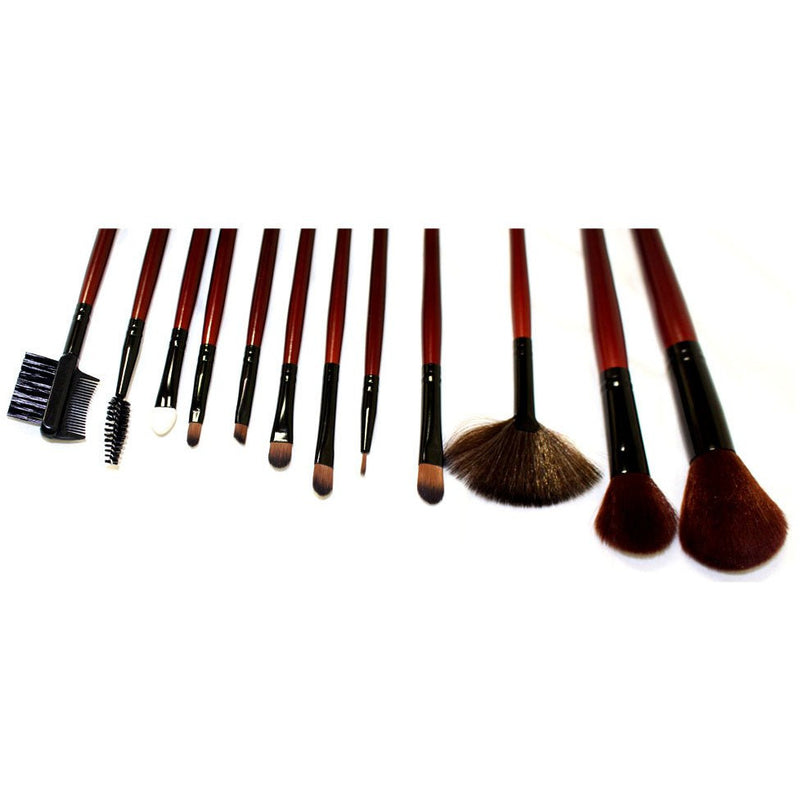 12 Piece Complete Make Up Brush Set With Snap Case - LK-LKCO-42994 - ToolUSA