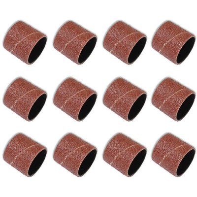 12 Piece Sanding Sleeve Set - Fine Grit for Smooth Finishing (Pack of: 2) - TJ03-27534-Z02 - ToolUSA