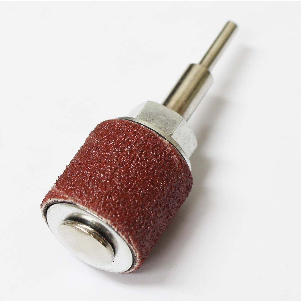 12 Piece Set Of Pre-Mounted Medium Grit Sanding Drums With 1/8 Inch Shanks - TJ03-27538 - ToolUSA