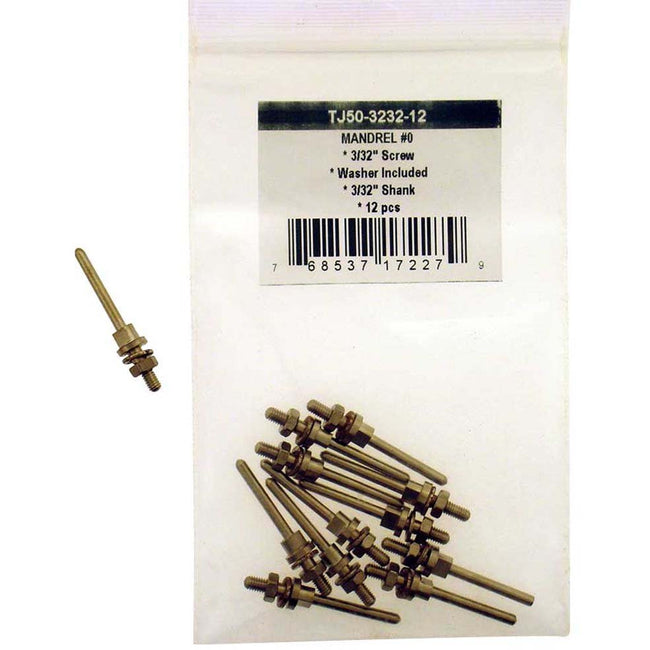 12 Piece Small Mandrels Set - TJ50-3232-12 - ToolUSA