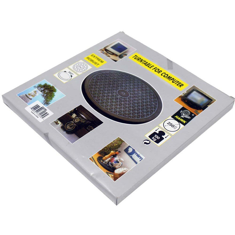 12.5" (320mm) Turntable Mat - For TV/Computer Monitor, 360 Degrees - H-72400 - ToolUSA