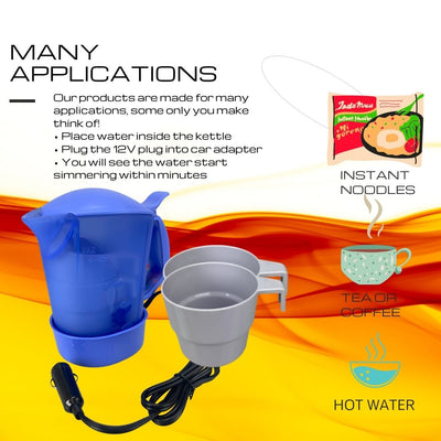 12v Portable Water-Boiling Pot - 2 Cups - TA-27475 - ToolUSA