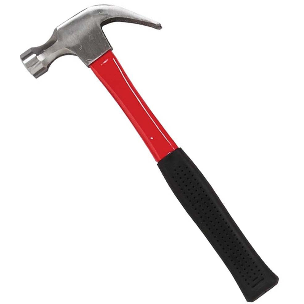 13" Heavy Duty Forged Metal Claw Hammer - Rubberised Grip -16oz - PH-01720 - ToolUSA