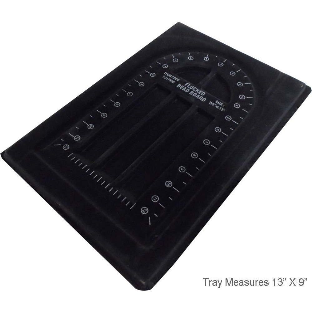 13" x 9" Black Plastic Bead Tray: ( Pack of 2 Pcs (Pack of: 2) - TJ05-91730-Z02 - ToolUSA
