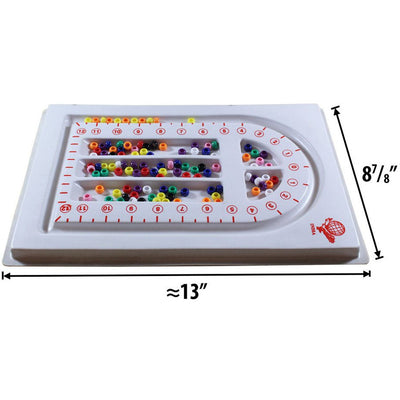13" x 9" White Plastic Bead Tray (Pack of: 2) - TJ05-01730-Z02 - ToolUSA