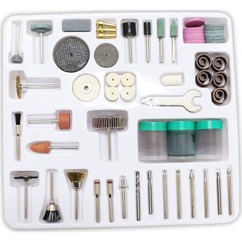 138 Pc. Polishing, Grinding, Sanding Set - Rotary Tools - TJ03-99812 - ToolUSA