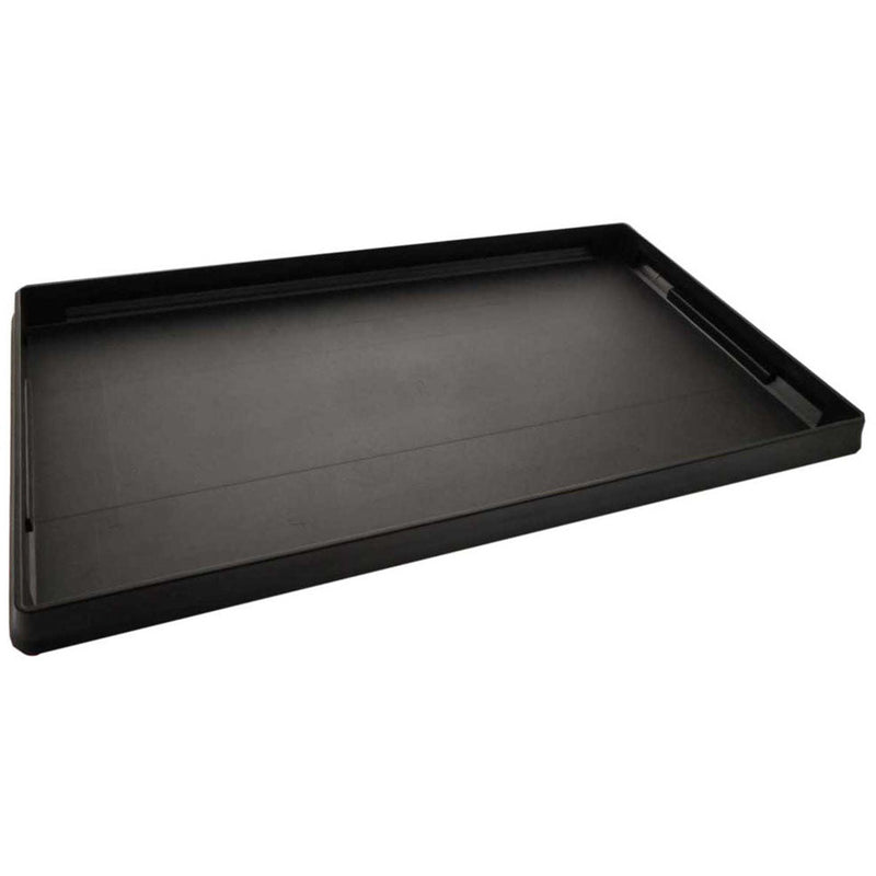 14-1/4 X 7-3/4 Inch Black, Stackable Plastic Tray Suitable For Holding Standard Tray Inserts (Pack of: 2) - TJ-28524-Z02 - ToolUSA