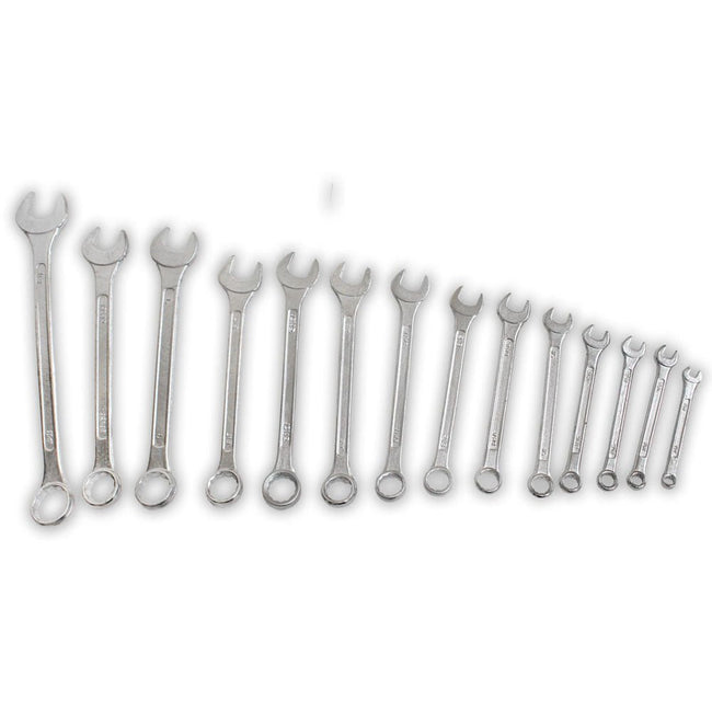 14 Piece Combination Wrench Set (SAE) (Pack of: 1) - TP-12114 - ToolUSA