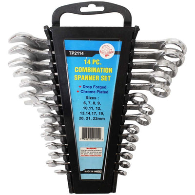 14 Piece Deluxe Combination Wrench Gift Set - TP-02114 - ToolUSA