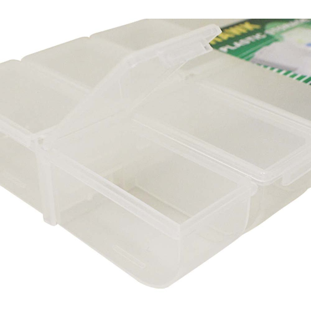 14 SECTIONED BOX W/ SNAP DOWN LIDS FOR EACH SECTION - TJ-08714 - ToolUSA