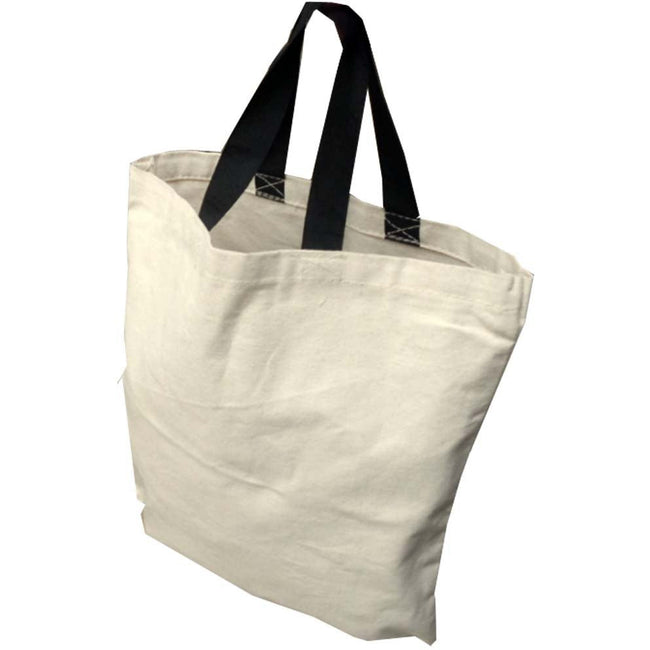 14x17 Inch Canvas Reusable Shopping/Grocery Bag (Pack of: 2) - AB-00015-Z02 - ToolUSA