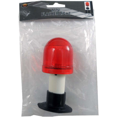 1.5" Diameter Mini Red Flasher Light - Suction Cup Base - SF-28842 - ToolUSA