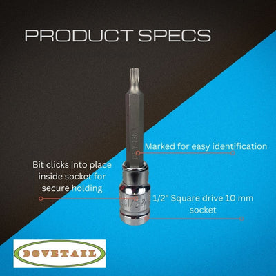 15 Pc. Torx Bit and Socket Set - TX8115 - ToolUSA