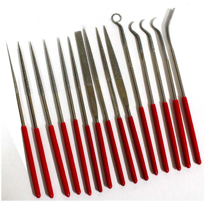 15 Piece Premium Diamond Files Assortment - KIT-FDFILE - ToolUSA