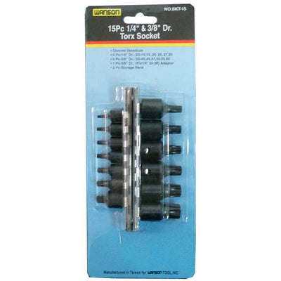 15 Piece Torque Socket Set - TU-FR-8227 - ToolUSA