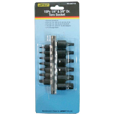 15 Piece Torque Socket Set - TU-FR-8227 - ToolUSA