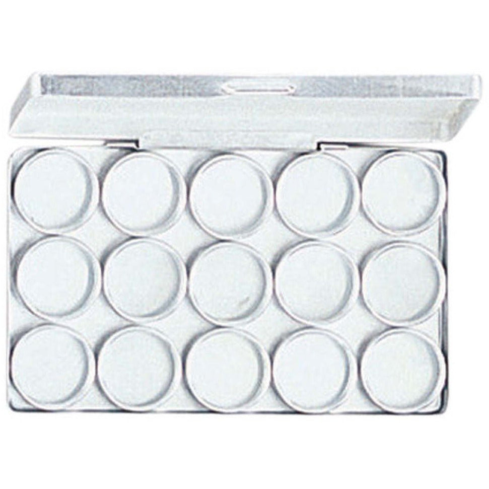 15pc Aluminum Container Jar Set - Clear Lid - Aluminum Case - TJ05-01615 - ToolUSA