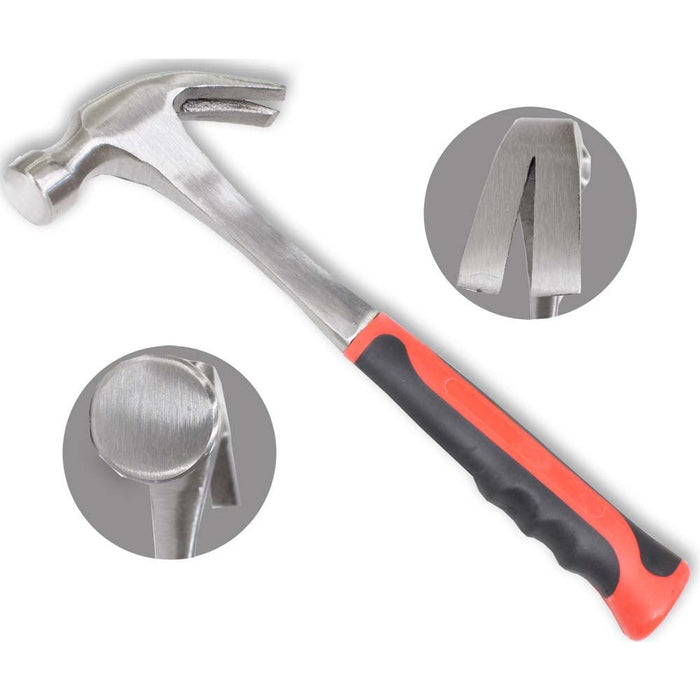 16 Ounce Claw Hammer With Comfort Grip Handle - PH720-28 - ToolUSA