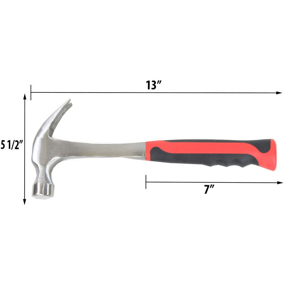 16 Ounce Claw Hammer With Comfort Grip Handle - PH720-28 – ToolUSA