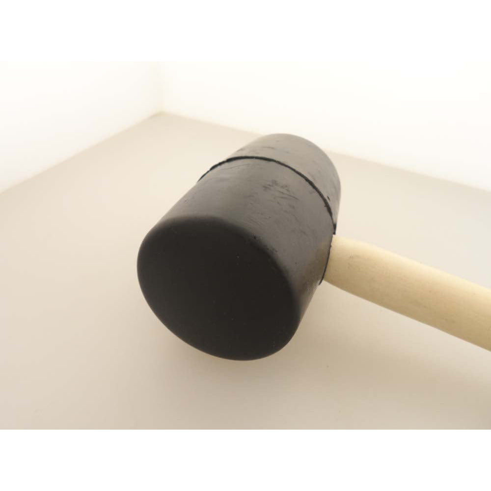 16 Oz. Rubber Mallet For Gentle Work, Will Not Scratch Or Spark Against Metal - PH900-W16-YH - ToolUSA
