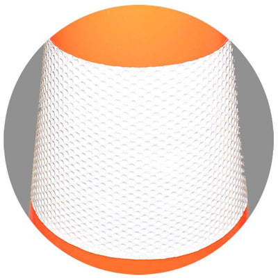 18 Inch Safety Cone with Reflective Strip (Pack of: 1) - SF-01218 - ToolUSA