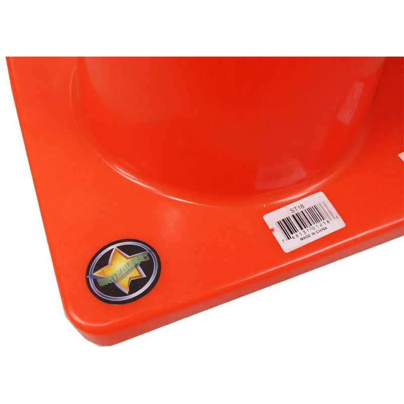 18 Inch Safety Cone with Reflective Strip (Pack of: 1) - SF-01218 - ToolUSA