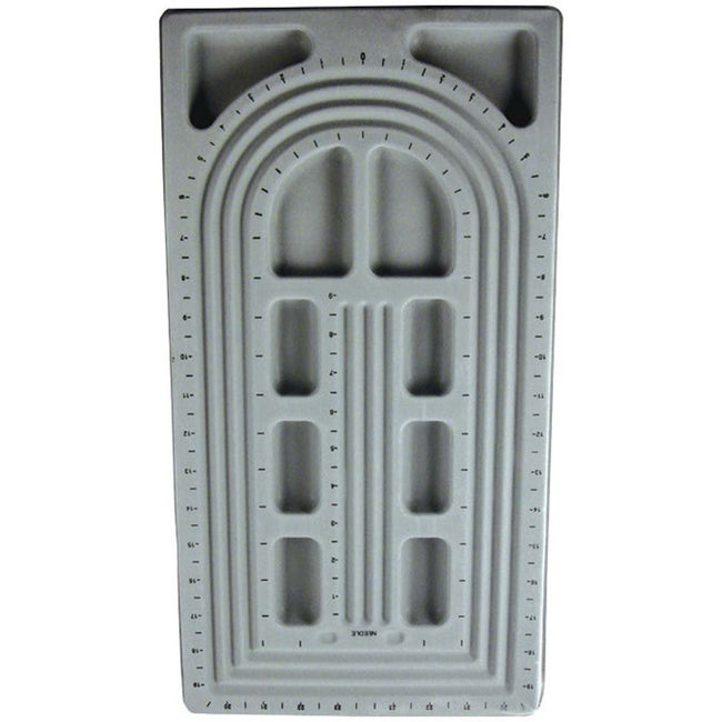 19x10 Inch Gray Fur Coated Plastic Bead Tray - TJ05-91780 - ToolUSA