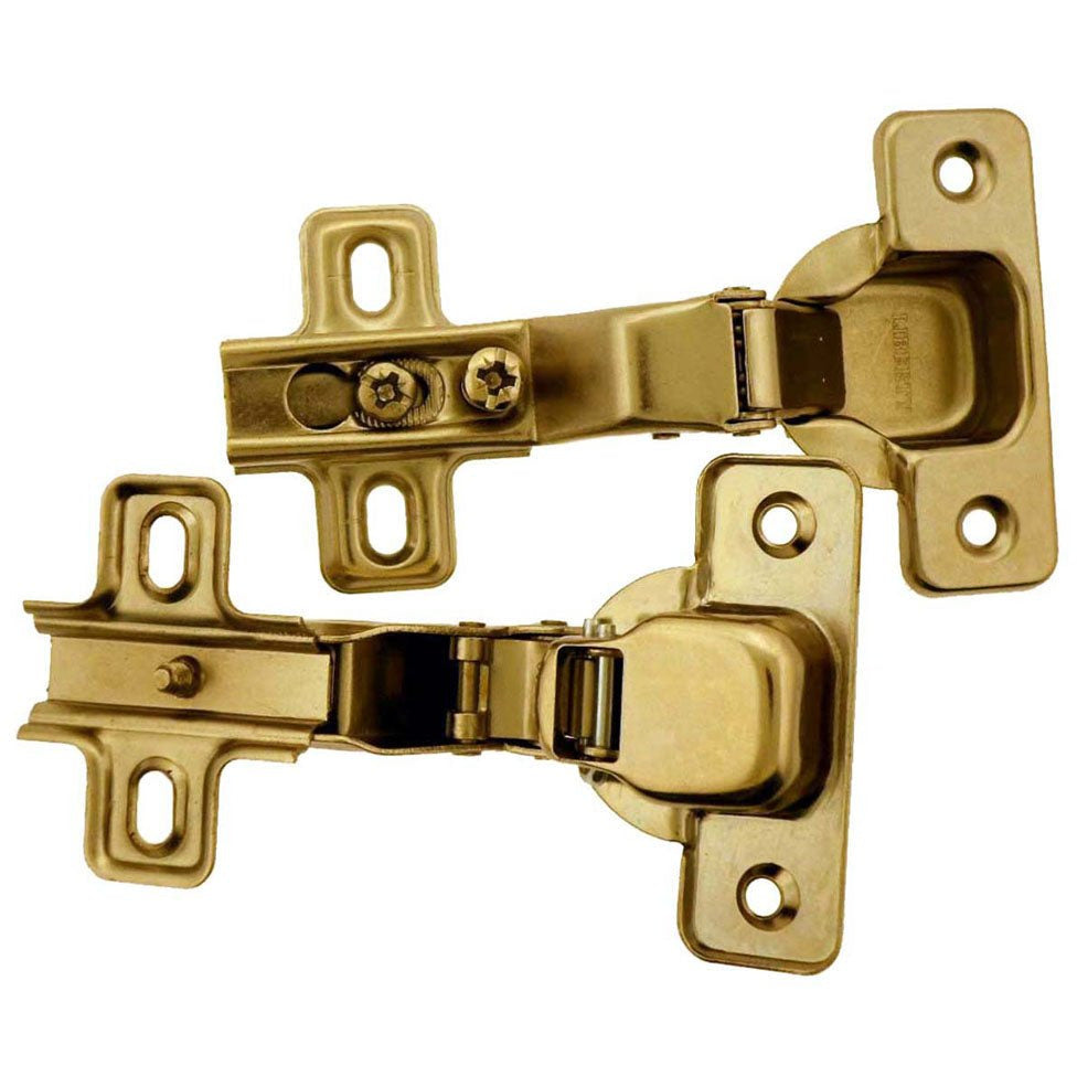 2 Concealed Door Hinges in Satin Nickel Finish with Hardware - LD-79612 - ToolUSA