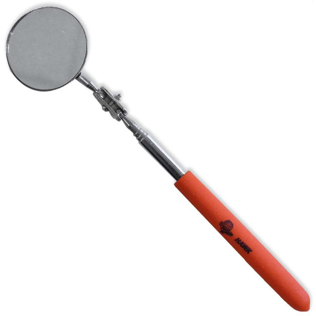 2" Diameter Inspection Mirror On An Adjustable Swivel With A 6.5" Rod That Extends To 24" - S1-EXT-08856 - ToolUSA