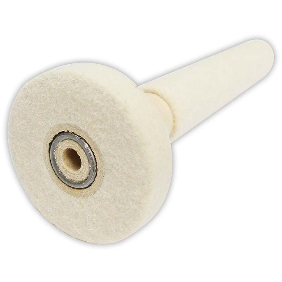 2 In 1 Buffing Tool With Soft Fuzzy Fabric Over A Reinforced Wood Mandrel - TJ01-94603 - ToolUSA