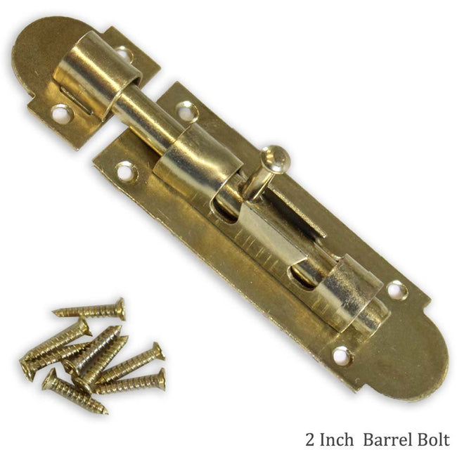 2 Inch Barrel Bolt with Screws - HW-42020 - ToolUSA