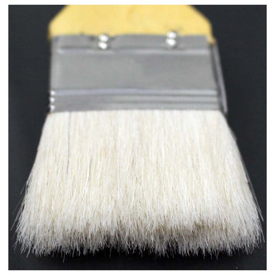 2 Inch Nylon Bristle Paint Brush with Flat Wooden Handle (Pack of: 2) - TZ63-63320-Z02 - ToolUSA
