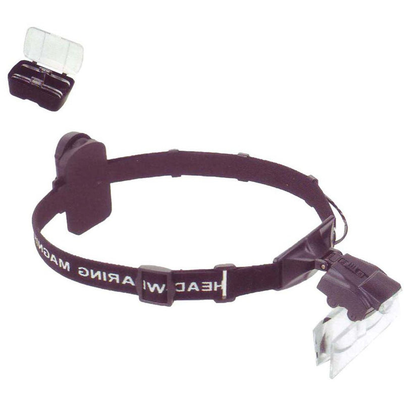 2 LED Lightweight Head Worn Magnifier - 11 Lenses - Adjustable Headband - MG-15155 - ToolUSA