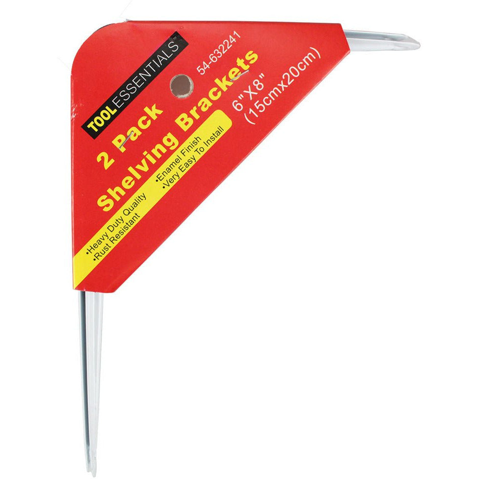 2 Pack Shelving Brackets (Pack of: 2) - LHEN-SB2-Z02 - ToolUSA