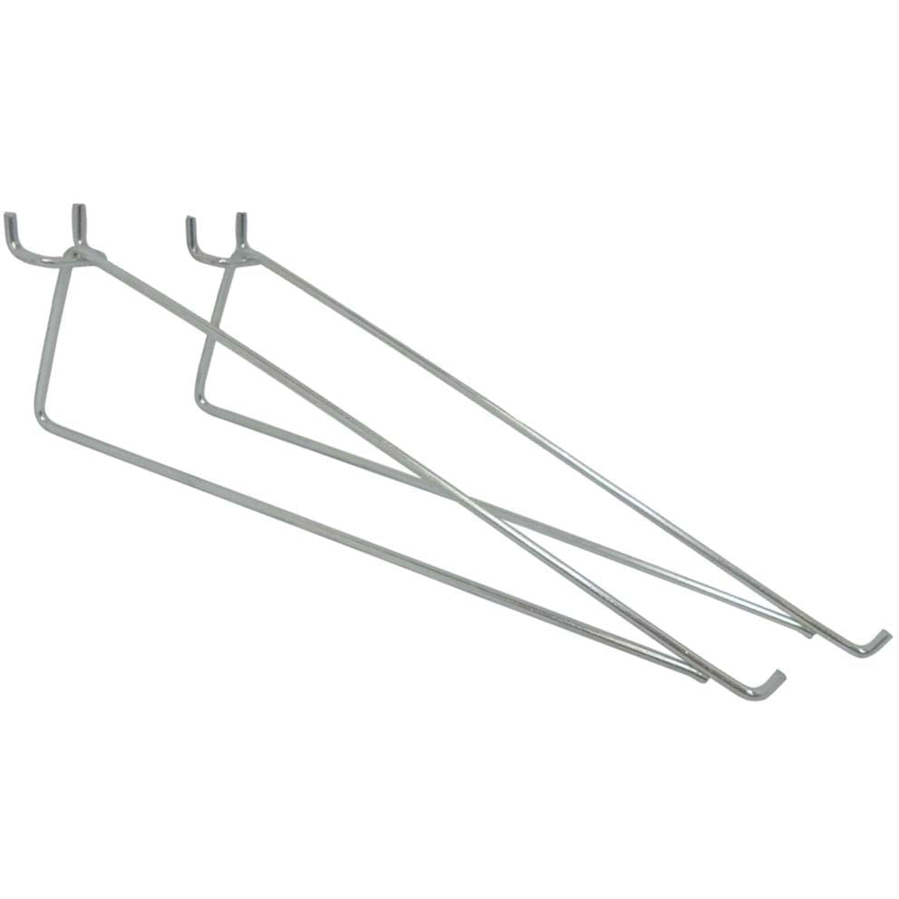 2 Pc. 10-Inch Long Triangular Peg Hooks - HW-40103 - ToolUSA
