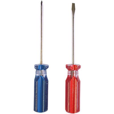 2 Piece 4.25" Screwdrivers - Slotted And Phillips - PS-PS302-YW - ToolUSA