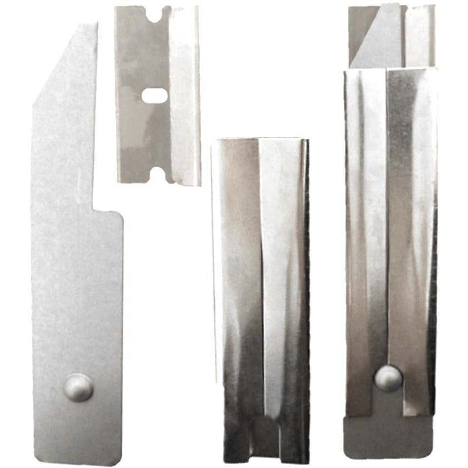 2 Piece Carton Cutters with Retractable Blades - PK9032-YW - ToolUSA