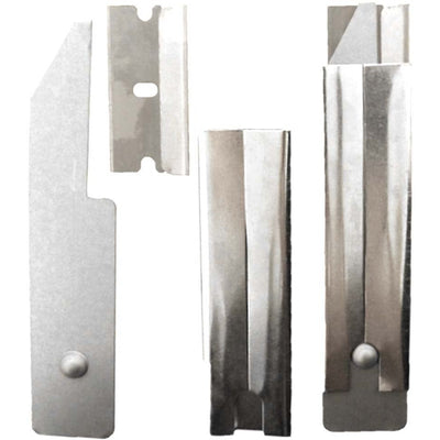 2 Piece Carton Cutters with Retractable Blades - PK9032-YW - ToolUSA